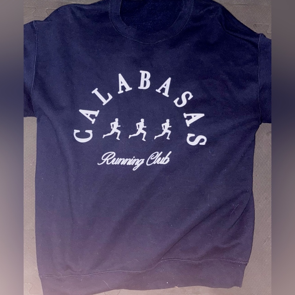 Calabasas Running Club Retro Style Crewneck Sweatshirt
Size M